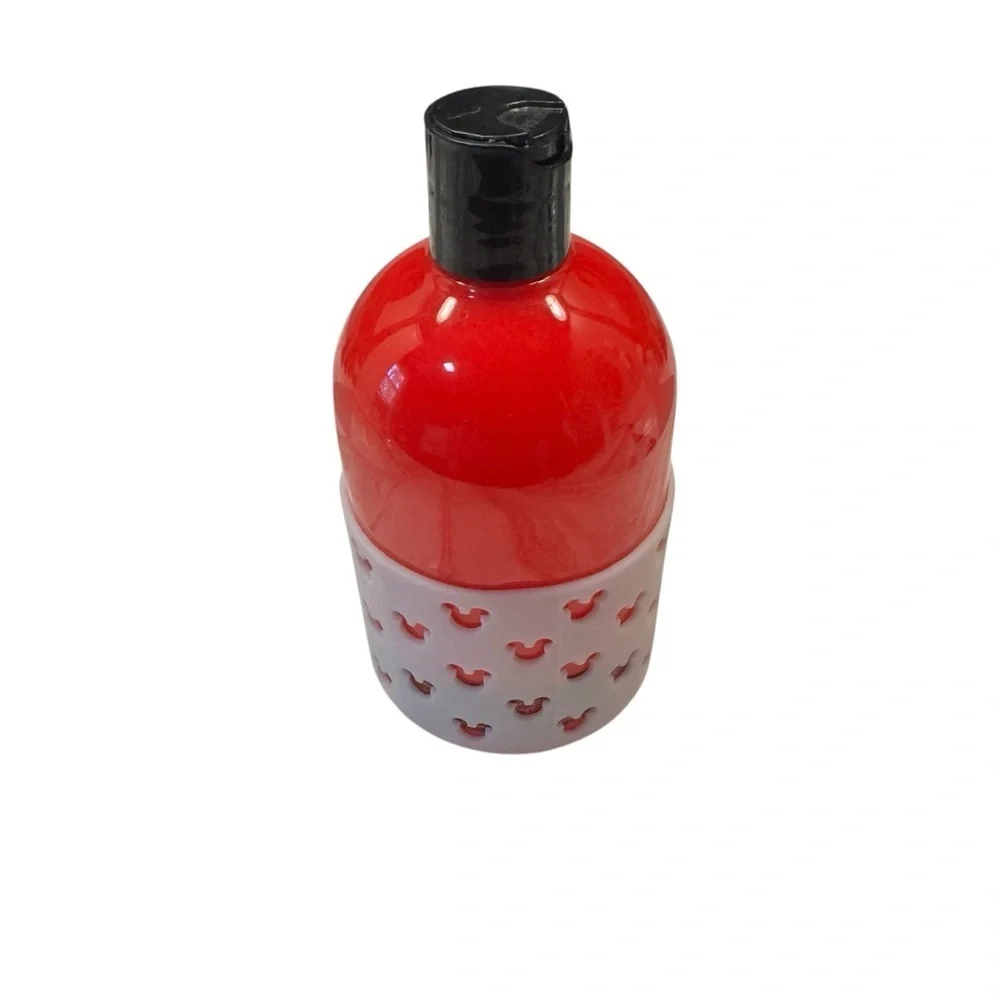 Disney Red Mickey Mouse Bubble Bath Container-Empty